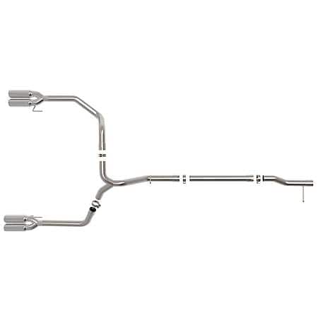 Vulcan Series 3" 304 Stainless Steel DPF-Back Exhaust System with Polished Tip
