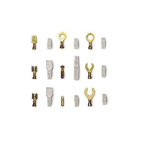 Terminal Kit Brass Open Barrel with Covers (326 Pieces)