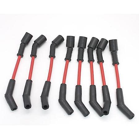 Wires, 8mm GM LS 45 Degree Boots Red