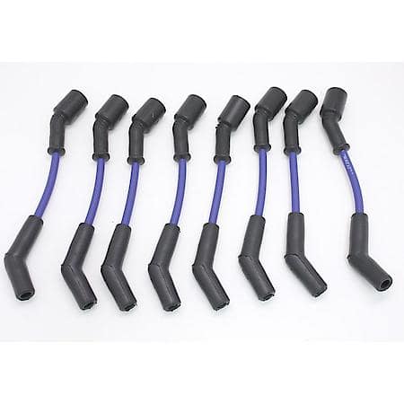 Wires, 8mm GM LS 45 Degree Boots Blue