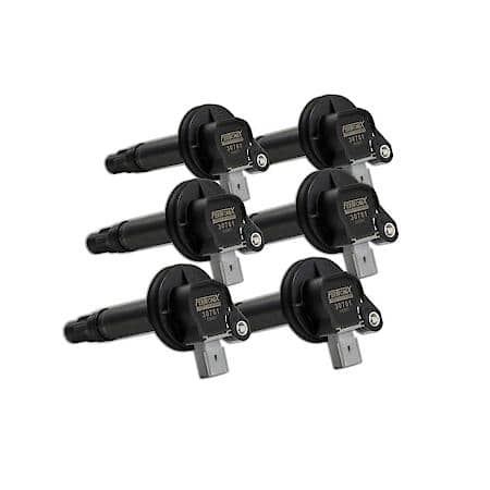 Coil Flame-Thrower Ford V6 EcoBoost 3.5; 2-Pin Gray; Set of 6; 2010-12