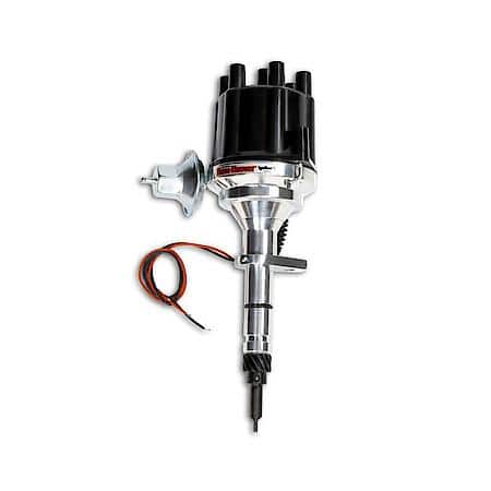 Distributor Billet GM L6 216,235,261& Toyota F, 2F Vac Black Cap
