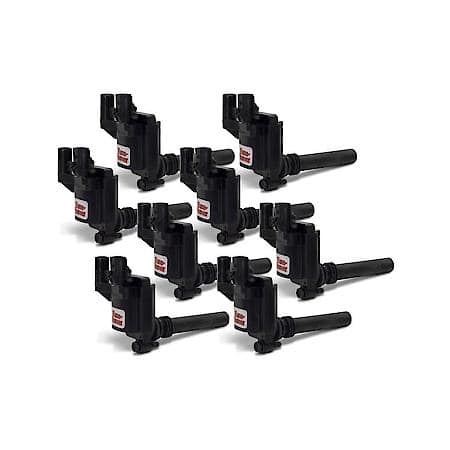 Coil Flame-Thrower Chrysler Hemi 5.7L;Single Boot;Set of 8; 2003-2005