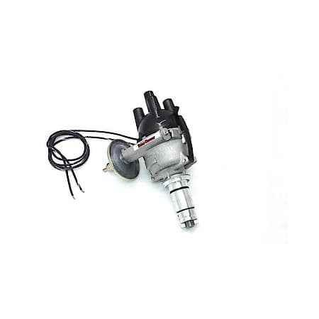 Distributor British 25D 4 Cylinder Cast 12V Pos Vac top Exit Cap