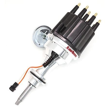 Distributor Billet Magnetic Trigger Mopar 383-400 Black Male Cap Vacuum Advance