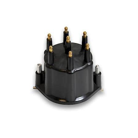 Cap Marine 6 Cylinder Billet Black Male Distributor