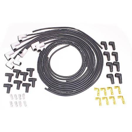 Wires, Universal 8Mm 8 Cylinder Ceramic 90 Deg Black High Temp