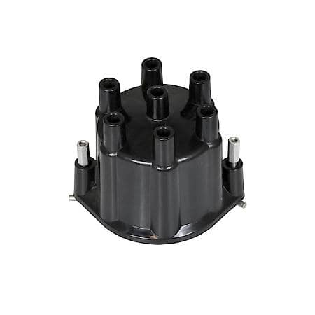 Cap Marine 6 Cylinder Billet Black Distributor