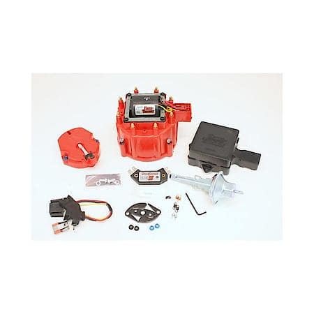 Distributor GM HEI III Chevy/Cadilac T/U Kit Red Cap