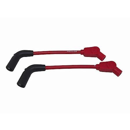 8mm Spiro-Pro Red 8in Custom Motorcycle 135 Ignition Wire
