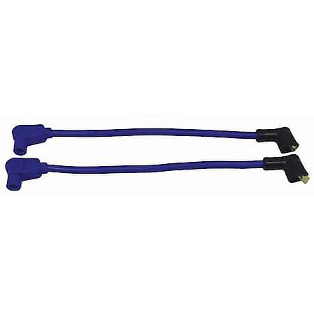 8mm Spiro-Pro Blue 12in Custom Motorcycle 90 Ignition Wire
