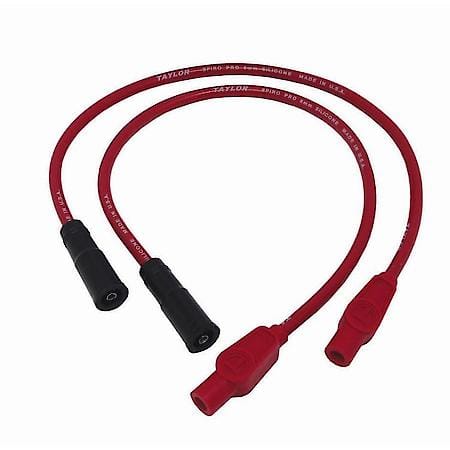 8mm Spiro-Pro Red 21in Custom Motorcycle 180 Ignition Wire