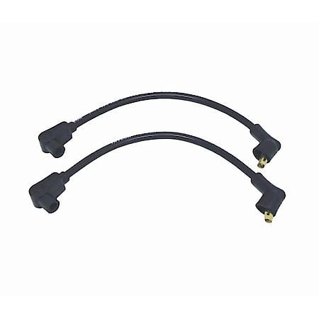 8mm Spiro-Pro Black 12in Custom Motorcycle 90 Ignition Wire