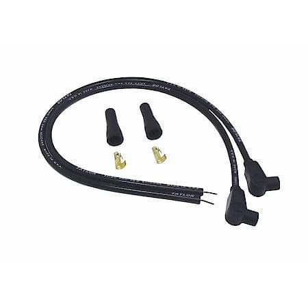 8mm Spiro-Pro Black Motorcycle Universal 90 Ignition Wire