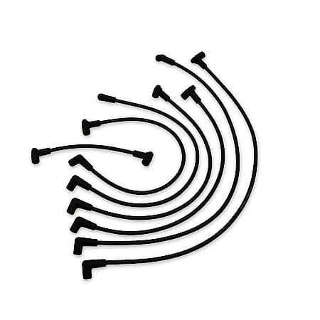 Streethunder Custom 6 Cylinder Black Spark Plug Wire Set