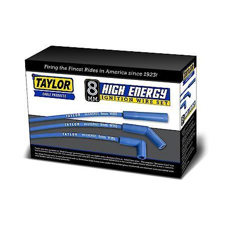 Hi-Energy Custom 6 Cylinder Blue Spark Plug Wire Set