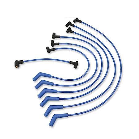 Hi-Energy Custom 6 Cylinder Blue Spark Plug Wire Set