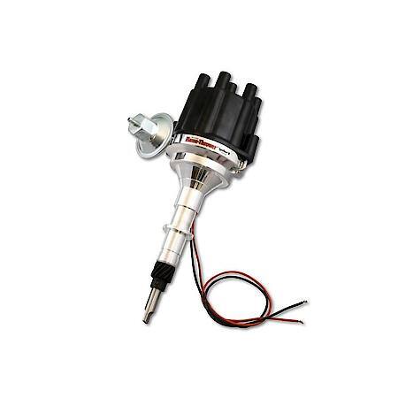 Distributor Billet AMC/Jeep/IH L6 Vac Black Cap