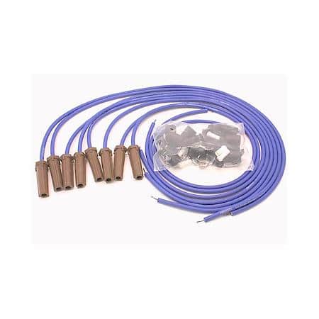 Wires, Universal LS 8mm 8 Cylinder 180 Deg Blue