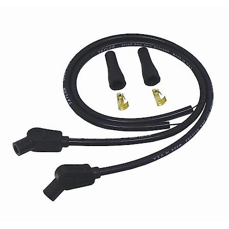 8mm Spiro-Pro Black Motorcycle Universal 135 Ignition Wire