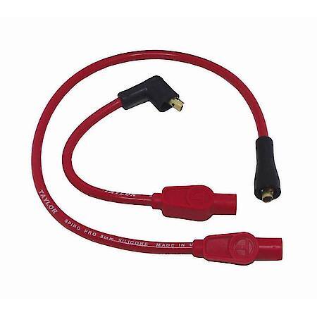 8mm Spiro-Pro Red 21.5/9in Custom Motorcycle 180 Ignition Wire