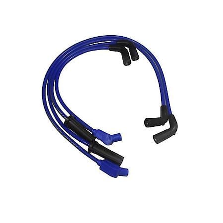 8mm Spiro-Pro Blue Custom Motorcycle 135 Ignition Wire