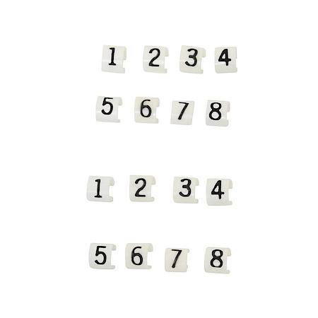 7-8mm Clip-On Wire Markers