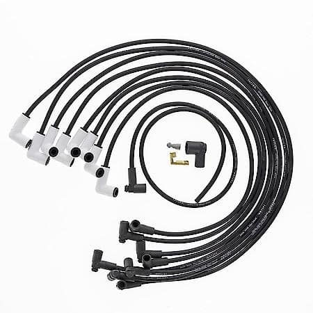 Spiro Pro 8Mm Ceramic Boot Race Fit Wire Set 90 Black Spark Plug Wire