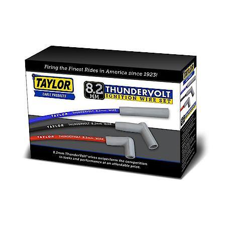 Thundervolt 8.2 Custom 10 Cylinder Black Spark Plug Wire Set