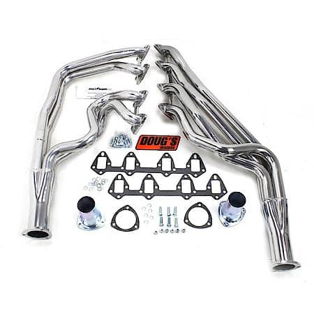 66-69 Ford 390-428 Long Tube Silver Ctd