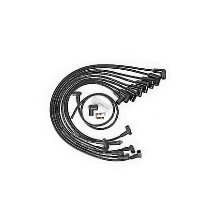 8mm Spiro Pro  Race Fit SBC HEI OVC Wire Set 90░ black wire black ceramic