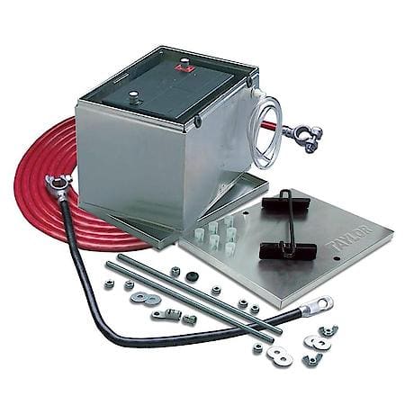 Battery Box; Aluminum NHRA With 1ga Cables