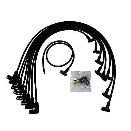 8mm Spiro Pro  Race Fit SBC HEI UH Wire Set 90░ black wire black ceramic
