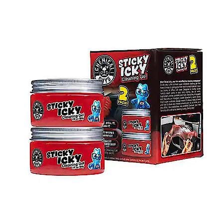 Sticky Icky Car Cleaning Gel, Sweet Strawberry, 100g, Pack of 2