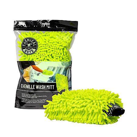 Chenille Wash Mitt - Drastically reduces the chances of scratching.