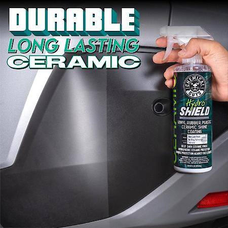 HydroShield Ceramic Tire Shine Coating, Long-Lasting Dark Shine, 16 oz.