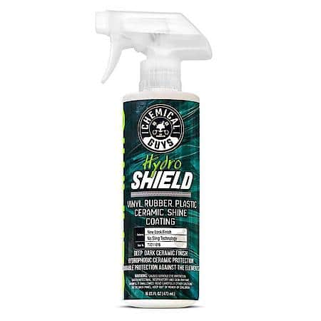 HydroShield Ceramic Tire Shine Coating, Long-Lasting Dark Shine, 16 oz.