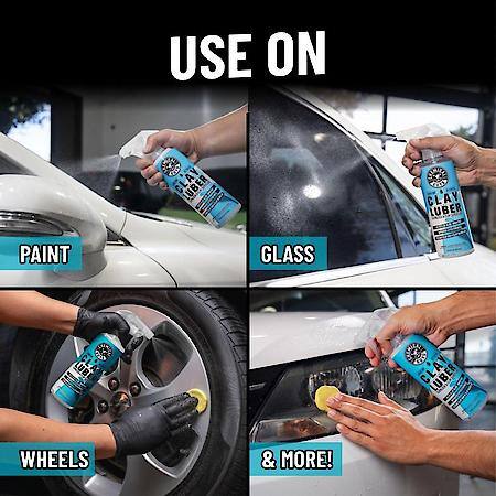 Luber Synthetic Lubricant And Detailer : Decontaminate any shiny or clear exterior surface, 16 oz.