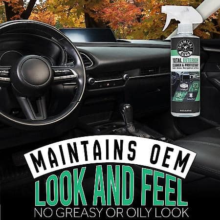 Total Interior Cleaner and Protectant, New Car Smell, 16 oz.
