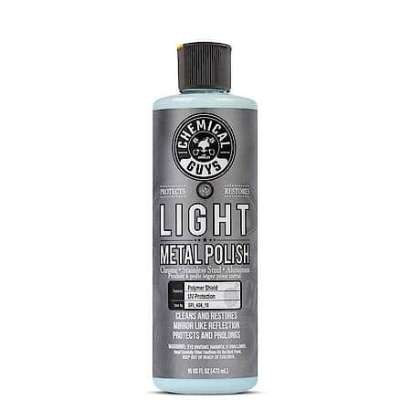 Light Metal Polish; Chrome, Stainless Steel, Aluminum, 16 oz.