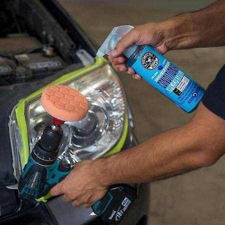 Headlight Restorer And Protectant : Keep your headlights bright and remove discoloration, 16 oz.
