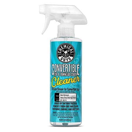 Convertible Top Cleaner : Removes dirt and stains from any convertible soft top, 16 oz.