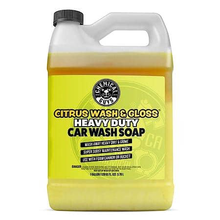 Citrus Wash And Gloss Heavy Duty Car Wash Soap, 1 Gallon