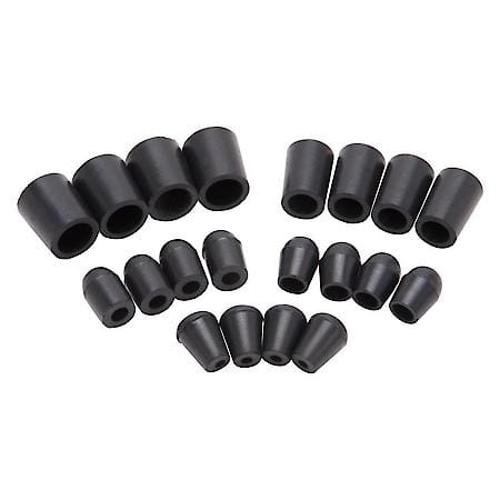 Vacuum Cap Assortment (Set of 20),  Provides way to seal vacuum line connections