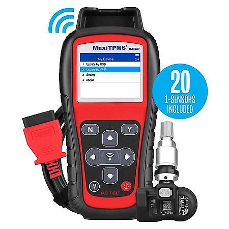 MaxiTPMS TS508WFK-20 Bundle with TS508WF and 20 1-Sensors with Metal Valves