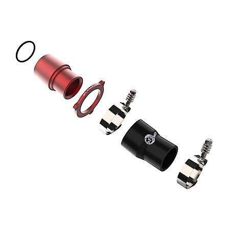 BladeRunner Turbo Muffler Delete for OE Charge Pipe, Red