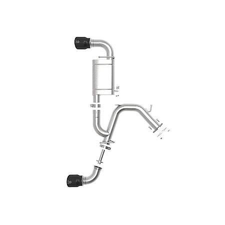 Takeda-ST 3" 304 Stainless Steel Axle-Back Exhaust System with Black Tips