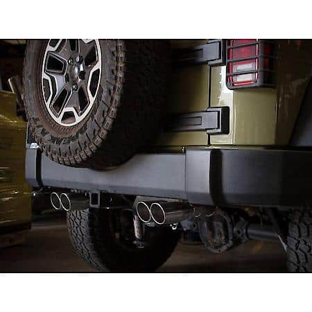 Vulcan Series 2-1/2" 304 Stainless Steel Cat-Back Exhaust System, Polished