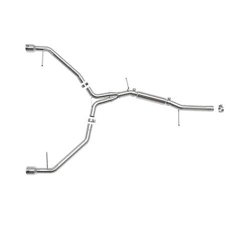MACH Force-Xp 3" to 2-1/2" Stainless Steel Axle-Back Exhaust System, Polished