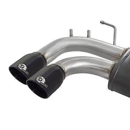 MACH Force-XP 2-1/2" 304 Stainless Steel Cat-Back Exhaust System with Black Tips